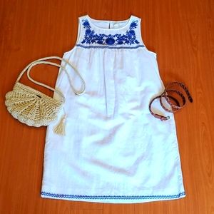 J.Crew Embroidered Shift Dress